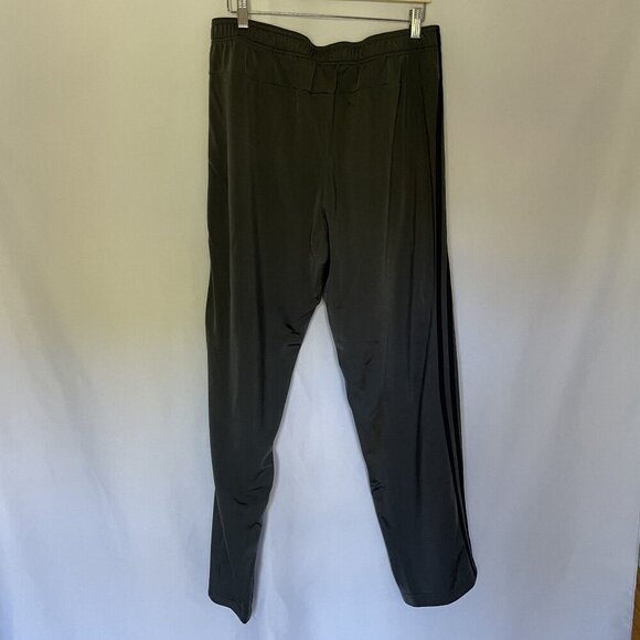 Adidas XL Primegreen Mens Track Pants Elastic Waistband Side Pockets Dark Gray - Picture 7 of 8